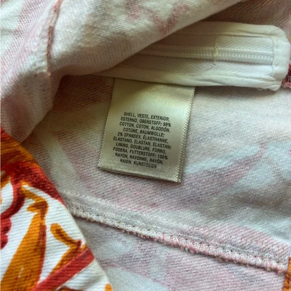 Maeve Shirt Womens Banana Print Cross Back Tank Cami Size 00 Boho Tropical - Picture 6 of 10